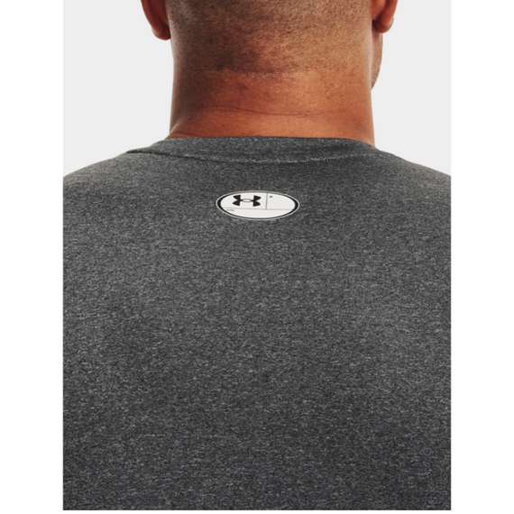 UNDER ARMOUR koszulka na siłowinię męska UA HG Comp ciemnoszary, Kolor: czarny, Rozmiar: XL, 4 zdjęcie