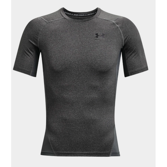 UNDER ARMOUR koszulka na siłowinię męska UA HG Comp ciemnoszary, Kolor: czarny, Rozmiar: M, 3 zdjęcie
