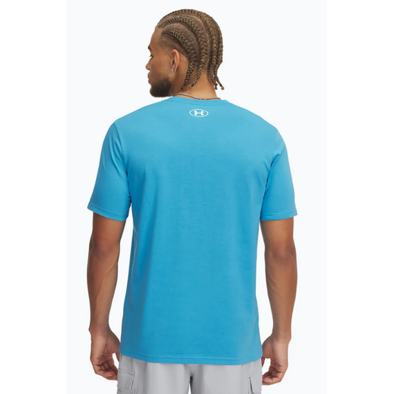 UNDER ARMOUR t-shirt męski koszulka treningowa UA ABC CAMO BOXED LOGO niebieska, Kolor: niebieski, Rozmiar: XXL, 2 zdjęcie