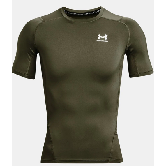 UNDER ARMOUR t-shirt męski koszulka treningowa UA HG Armour Comp SS zielony, Kolor: zielony, Rozmiar: XXL, 3 zdjęcie