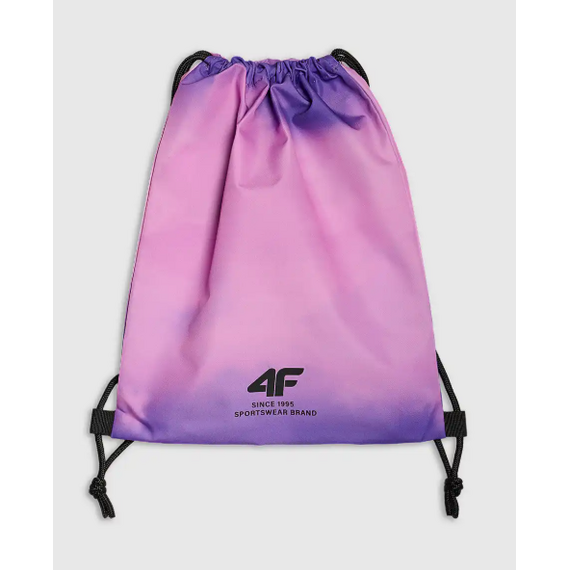 4F worek na obuwie z kieszonką 4FJWSS25AGYMU112 fioletowy/różowy, Kolor: fioletowy, Rozmiar: one size