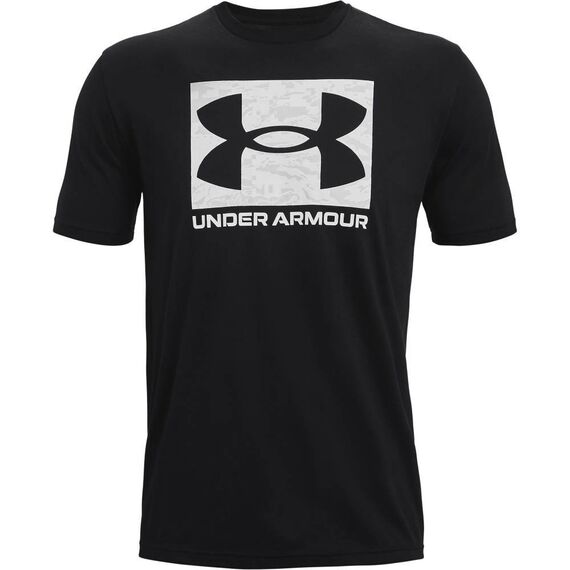 UNDER ARMOUR koszulka męska t-shirt sporotwy ABC CAMO BOXED LOGO czarna, Kolor: czarny, Rozmiar: L, 2 zdjęcie