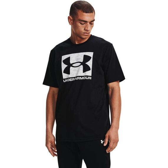 UNDER ARMOUR koszulka męska t-shirt sporotwy ABC CAMO BOXED LOGO czarna, Kolor: czarny, Rozmiar: L