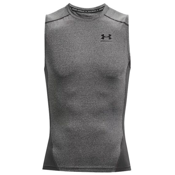 UNDER ARMOUR koszulka na siłowinię męska UA HG Comp SS szara, Kolor: szary, Rozmiar: XXL, 3 zdjęcie