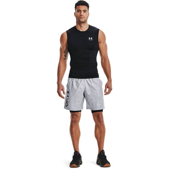 UNDER ARMOUR koszulka na siłowinię męska UA HG Comp SS czarna, Kolor: czarny, Rozmiar: XXL, 5 zdjęcie