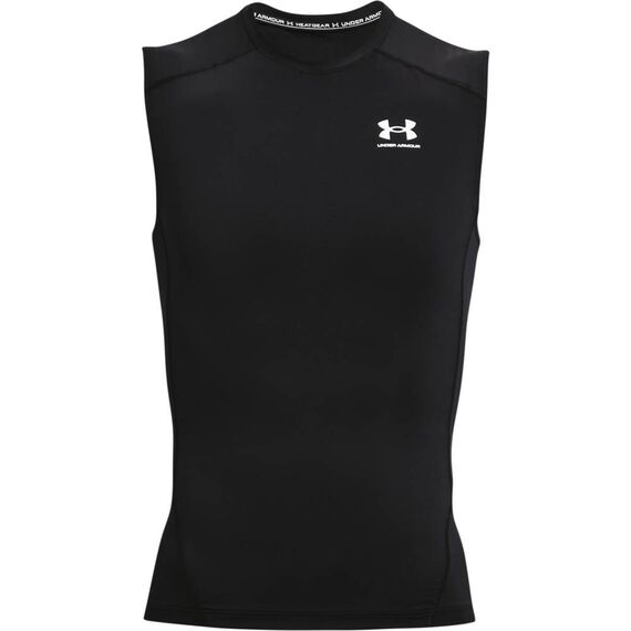UNDER ARMOUR koszulka na siłowinię męska UA HG Comp SS czarna, Kolor: czarny, Rozmiar: XL, 3 zdjęcie