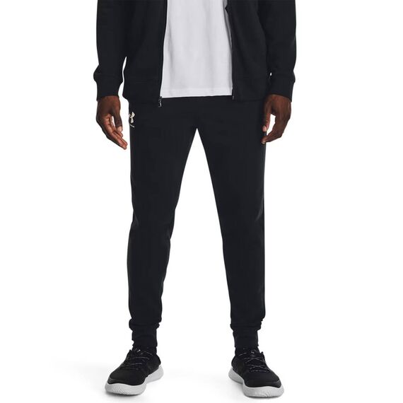 UNDER ARMOUR spodnie dresowe męskie joggery UA Rival Terry czarne, Kolor: czarny, Rozmiar: M