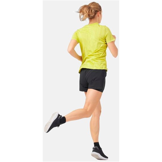ODLO Spodenki techniczne damskie 2-in-1 short ZEROWEIGHT 3 INCH czarne, Kolor: czarny, Rozmiar: L, 7 zdjęcie