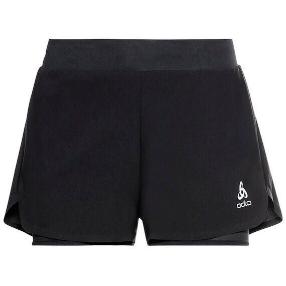 ODLO Spodenki techniczne damskie 2-in-1 short ZEROWEIGHT 3 INCH czarne, Kolor: czarny, Rozmiar: L, 3 zdjęcie