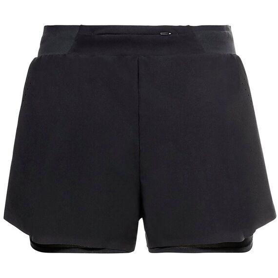 ODLO Spodenki techniczne damskie 2-in-1 short ZEROWEIGHT 3 INCH czarne, Kolor: czarny, Rozmiar: L, 9 zdjęcie