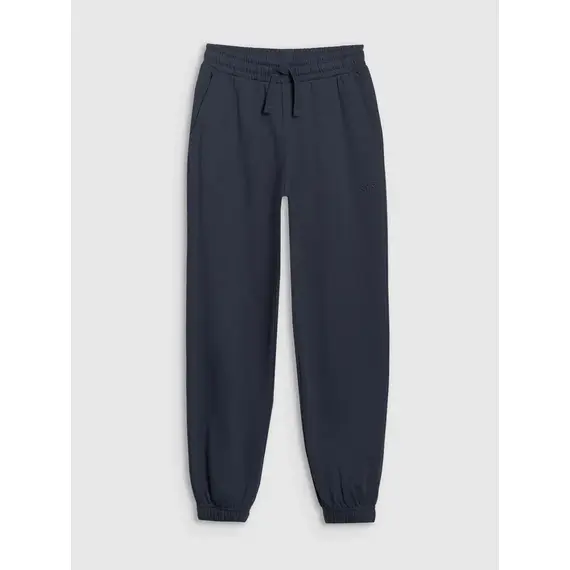 4F spodnie bawełniane dziecięce dresowe 4FJWMM00TTROM1188 granatowe, Kolor: granatowy, Rozmiar: 164, 6 zdjęcie