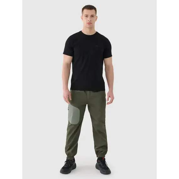 4F t-shirt męski koszulka bawełniana 4FWSS25TTSHM2003 czarna, Kolor: czarny, Rozmiar: S, 3 zdjęcie