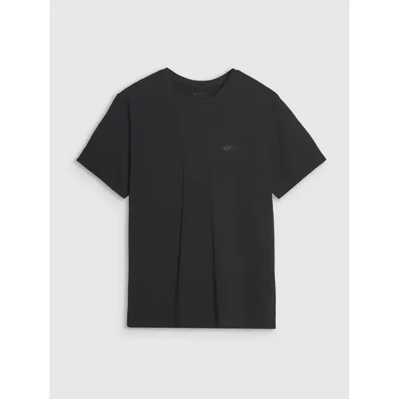 4F t-shirt męski koszulka bawełniana 4FWSS25TTSHM2003 czarna, Kolor: czarny, Rozmiar: S, 5 zdjęcie