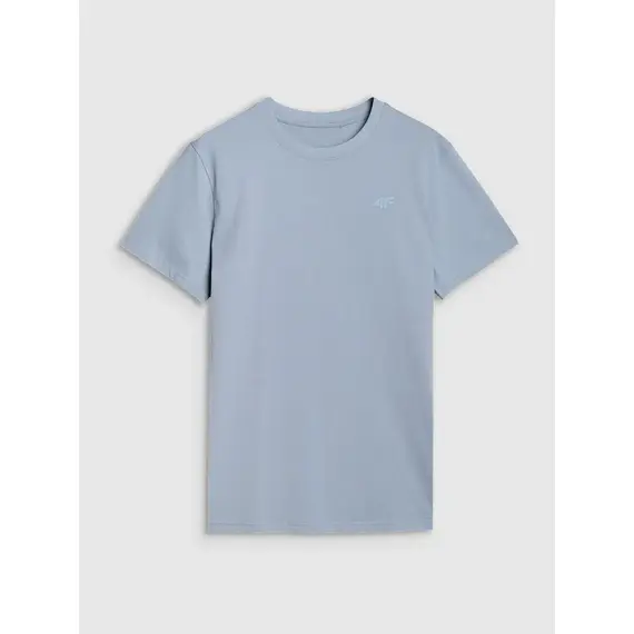 4F koszulka bawełniana t-shirt męski 4FWSS25TTSHM2074 błękitna, Kolor: niebieski, Rozmiar: M, 5 zdjęcie