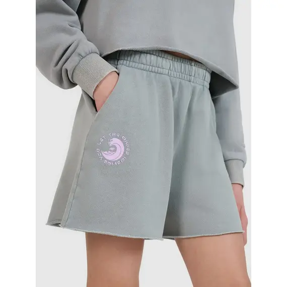 4F krótkie spodenki dziecięce 4FJWSS25TSHOF484 szare, Kolor: szary, Rozmiar: 158, 5 zdjęcie