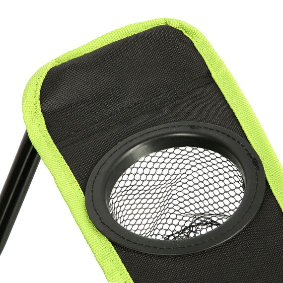 NILS CAMP krzesło turystyczne wędkarskie składane z oparciem NC3044, Kolor: czarny, Waga: 0,5, 7 zdjęcie