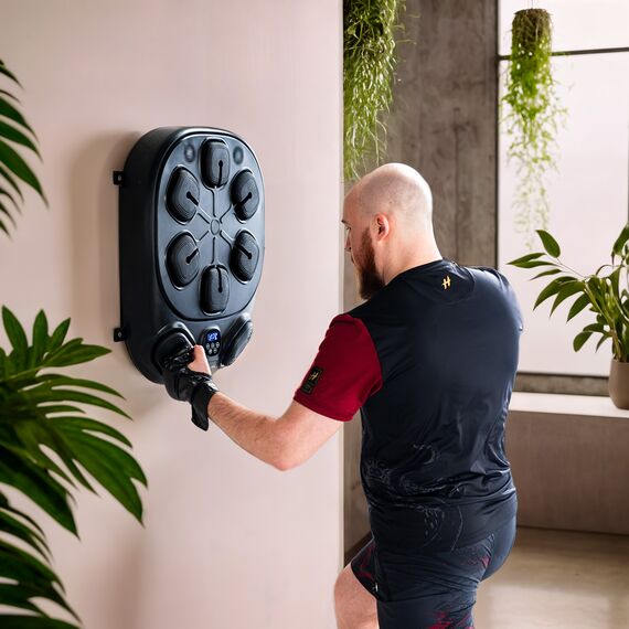 HMS tarcza elektroniczna bokserska z bluetooth z rękawicami TB10, 15 zdjęcie