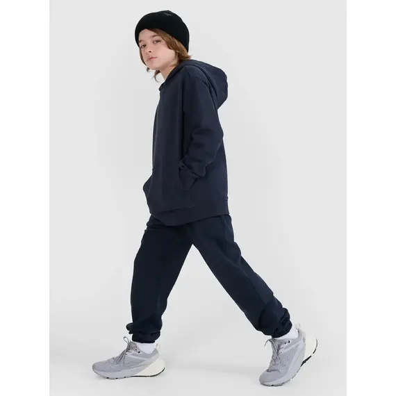 4F spodnie bawełniane dziecięce dresowe 4FJWMM00TTROM1188 granatowe, Kolor: granatowy, Rozmiar: 164, 2 zdjęcie