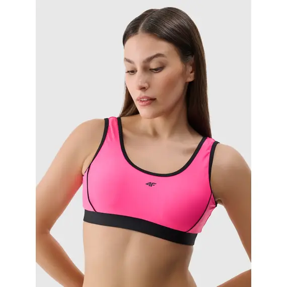 4F góra od bikini 4FWSS25UBKTF077 różowy, Kolor: różowy, Rozmiar: L