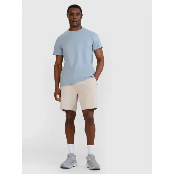 4F koszulka bawełniana t-shirt męski 4FWSS25TTSHM2074 błękitna, Kolor: niebieski, Rozmiar: S, 3 zdjęcie