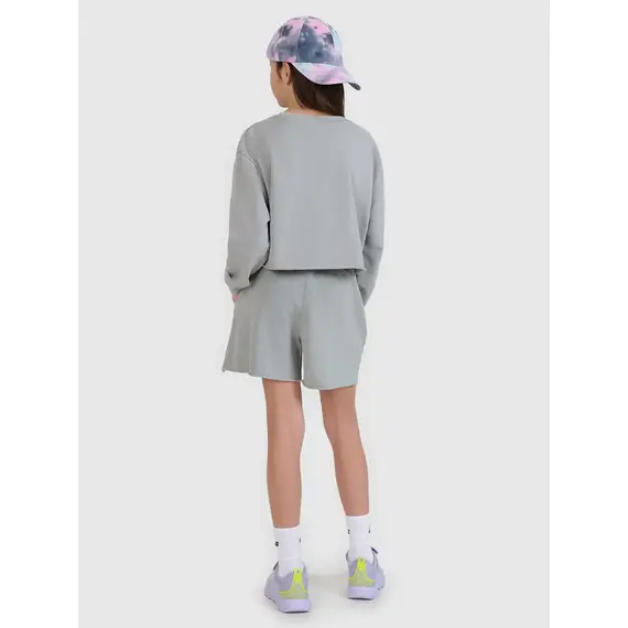 4F krótkie spodenki dziecięce 4FJWSS25TSHOF484 szare, Kolor: szary, Rozmiar: 158, 3 zdjęcie