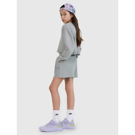 4F krótkie spodenki dziecięce 4FJWSS25TSHOF484 szare, Kolor: szary, Rozmiar: 146, 2 zdjęcie