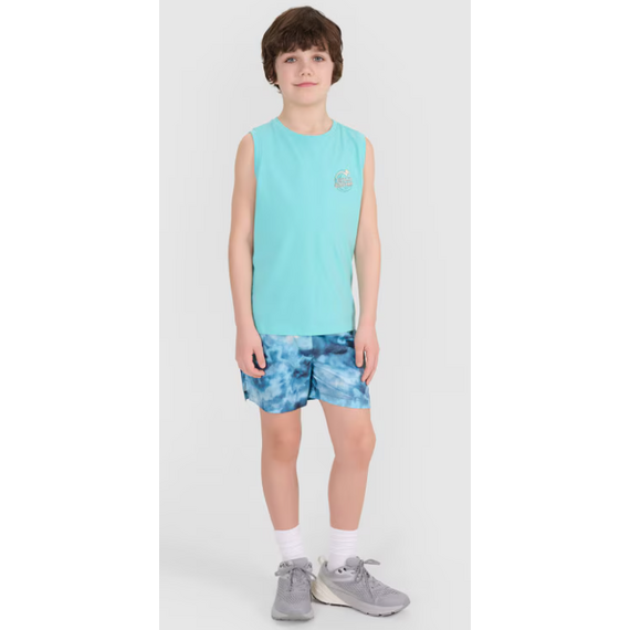 4F koszulka dziecięca bez rękawków dla chłopca 4FJWSS25TSLEM162 miętowa, Kolor: niebieski, Rozmiar: 158, 5 zdjęcie