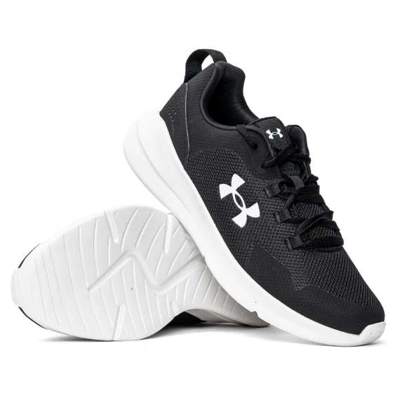 UNDER ARMOUR buty sportowe męskie do biegania Charged Pursuit 4 czarne, Kolor: czarny, Rozmiar: 44.5, 4 zdjęcie