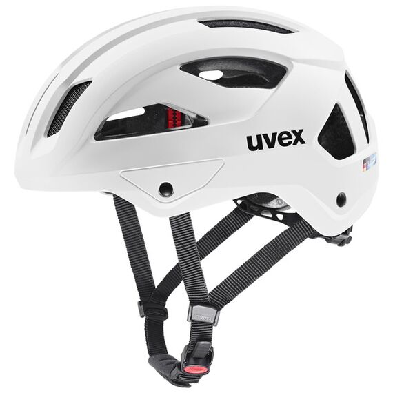 UVEX Kask rowerowy Stride (41/0/714/05/17) biały, Kolor: biały, Rozmiar: 59-61