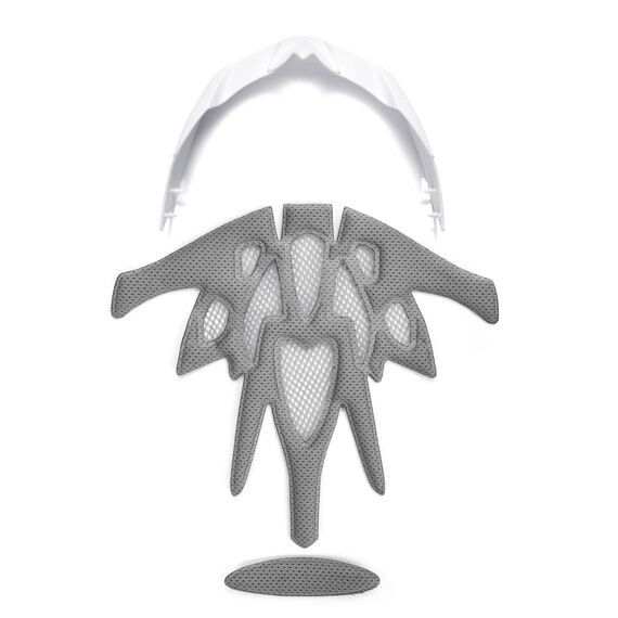 Kask rowerowy Meteor Ovlo biały/miętowy, Kolor: biały, Rozmiar: 52-56, 3 zdjęcie