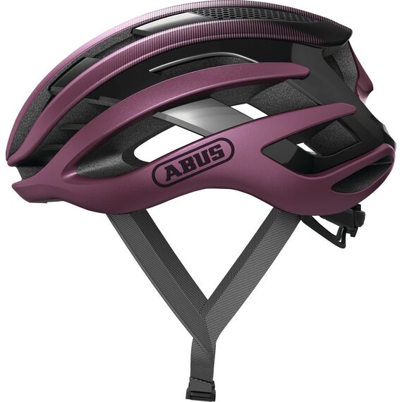 ABUS kask rowerowy z wentylacją AIRBREAKER fioletowy, Kolor: fioletowy, Rozmiar: 52-58
