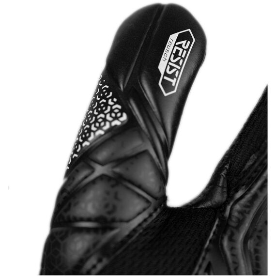 REUSCH rękawice bramkarskie Attrakt Resist Junior, Kolor: czarny, Rozmiar: 4, 5 zdjęcie