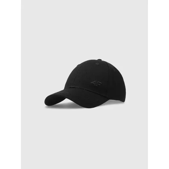 4F czapka z daszkiem bejsbolówka 4FWSS25ACABU367 czarna, Kolor: czarny, Rozmiar: XS/S