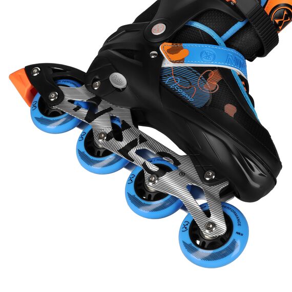 NILS EXTREME rolki rekreacyjne dla dziewczynek NA13808 COSMO, Kolor: czarny, Rozmiar: 34-37, 5 zdjęcie