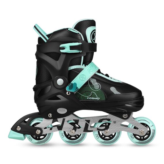 NILS EXTREME rolki rekreacyjne dla dziewczynek NA13808 COSMO, Kolor: zielony, Rozmiar: 34-37, 2 zdjęcie