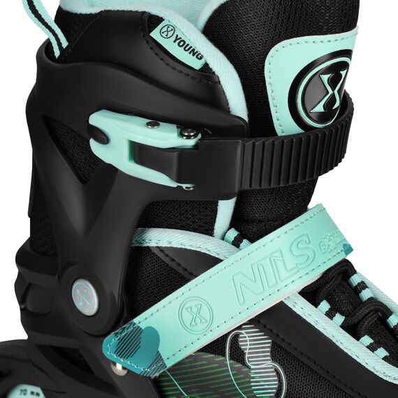 NILS EXTREME rolki rekreacyjne dla dziewczynek NA13808 COSMO, Kolor: zielony, Rozmiar: 34-37, 6 zdjęcie