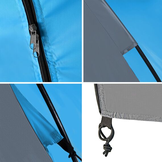 NILS CAMP namiot turystyczny z przedsionkiem rodzinny NC6031 HIGHLAND, Kolor: szary, 12 zdjęcie