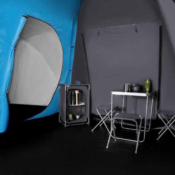 NILS CAMP namiot turystyczny z przedsionkiem rodzinny NC6031 HIGHLAND, Kolor: szary, 8 zdjęcie