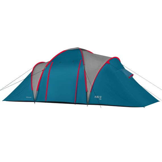 NILS CAMP namiot turystyczny z przedsionkiem rodzinny NC6031 HIGHLAND, Kolor: granatowy, 18 zdjęcie