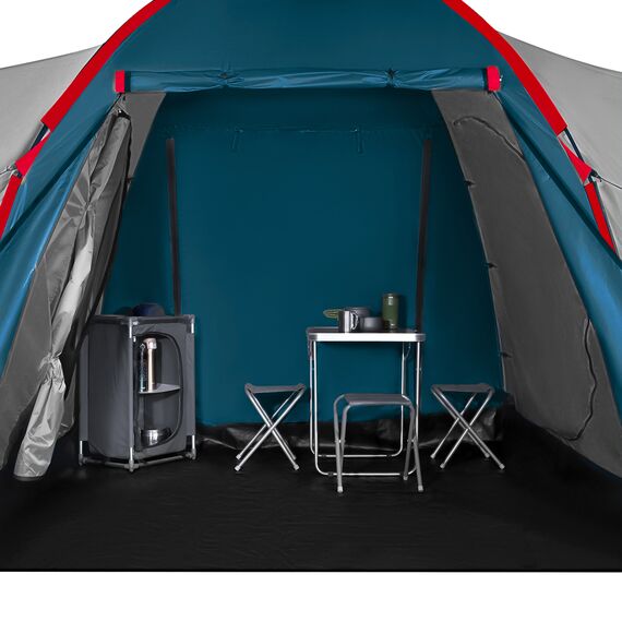 NILS CAMP namiot turystyczny z przedsionkiem rodzinny NC6031 HIGHLAND, Kolor: granatowy, 11 zdjęcie