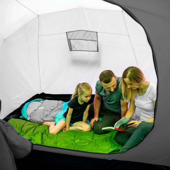 NILS CAMP namiot turystyczny z przedsionkiem rodzinny NC6031 HIGHLAND, Kolor: granatowy, 9 zdjęcie