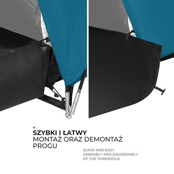 NILS CAMP namiot turystyczny 4 osobowy NC6431 HIGHLAND, Kolor: granatowy, 12 zdjęcie