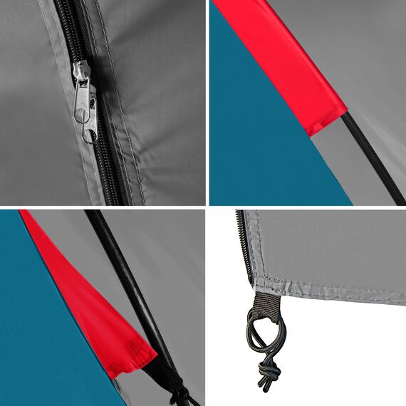 NILS CAMP namiot turystyczny 4 osobowy NC6431 HIGHLAND, Kolor: granatowy, 11 zdjęcie