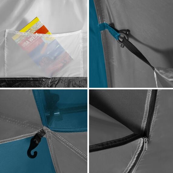 NILS CAMP namiot turystyczny 4 osobowy NC6431 HIGHLAND, Kolor: granatowy, 9 zdjęcie