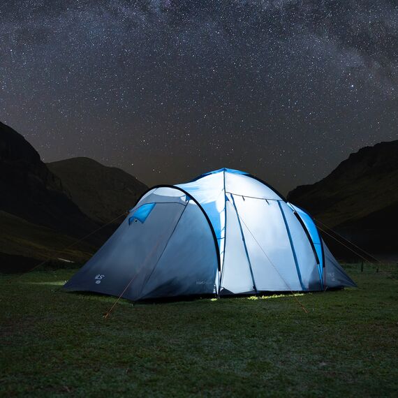 NILS CAMP namiot turystyczny 4 osobowy NC6431 HIGHLAND, Kolor: szary, 17 zdjęcie