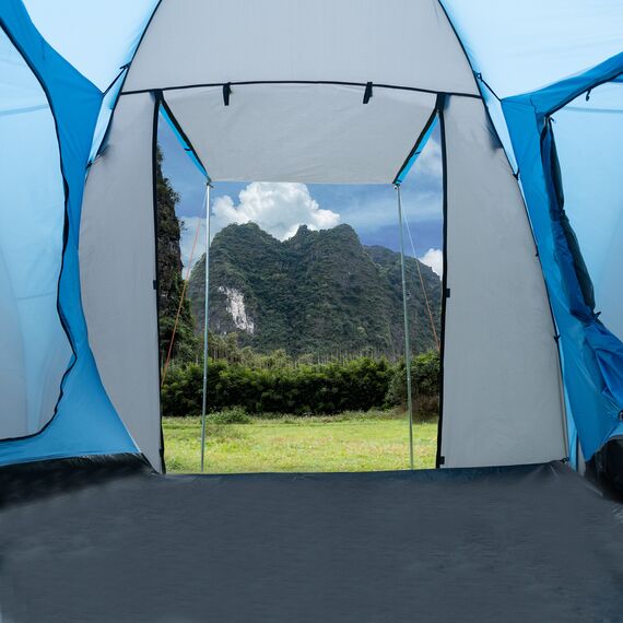 NILS CAMP namiot turystyczny 4 osobowy NC6431 HIGHLAND, Kolor: szary, 4 zdjęcie