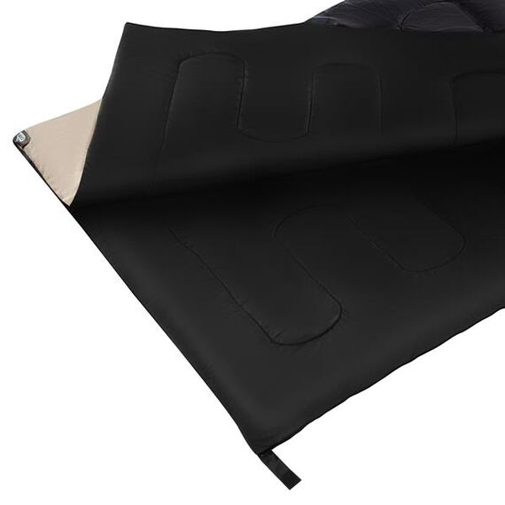 NILS CAMP śpiwór turystyczny 3w1 dwuosobowy WOLF NC3601, Kolor: czarny, 6 zdjęcie