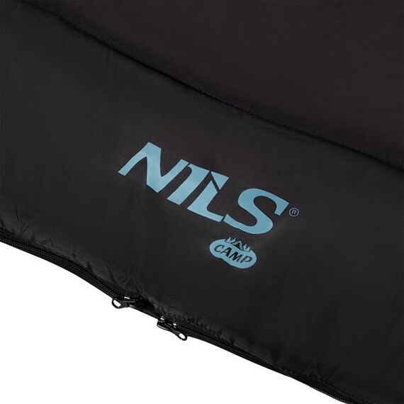 NILS CAMP śpiwór turystyczny 3w1 dwuosobowy WOLF NC3601, Kolor: czarny, 9 zdjęcie