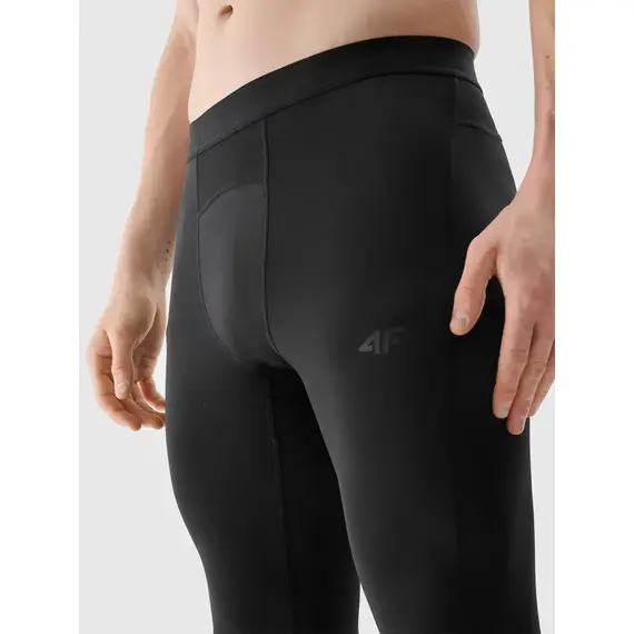 4F legginsy sportowe męskie spodnie 4FWSS25TFTIM338 czarne, Kolor: czarny, Rozmiar: S, 5 zdjęcie