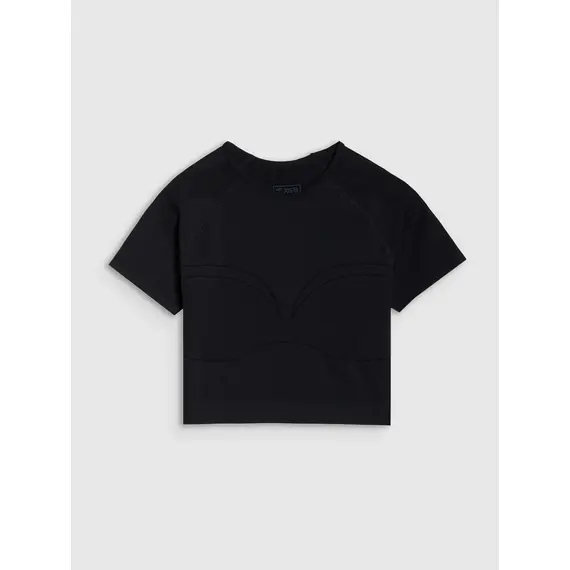 4F koszulka crop-top do ćwiczeń fitness 4FRSS25TFTSF1757 czarny, Kolor: czarny, Rozmiar: M/L, 4 zdjęcie 4F koszulka crop-top do ćwiczeń fitness 4FRSS25TFTSF1757 czarny, Kolor: czarny, Rozmiar: M/L, 4 zdjęcie
